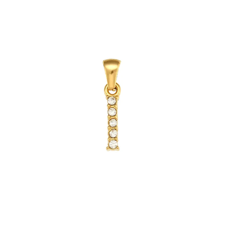 Gold Letters Chain Pendant