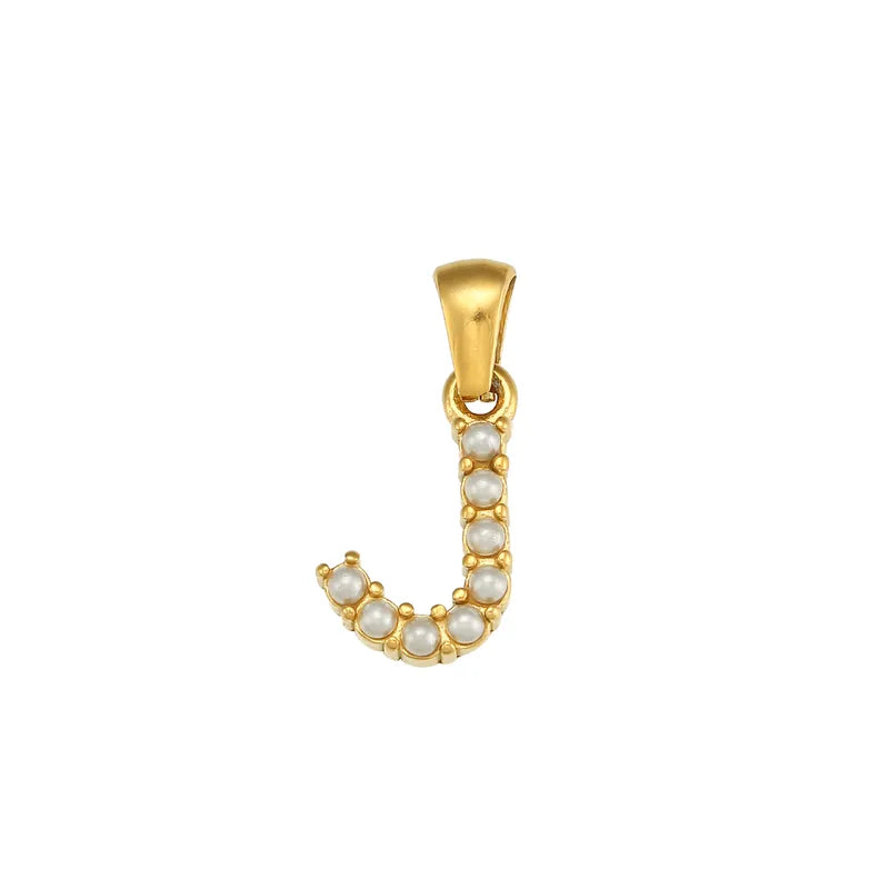 Gold Letters Chain Pendant